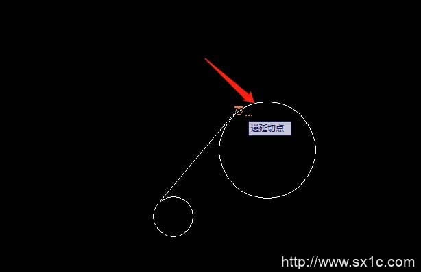 CAD相切命令的使用方法 -6