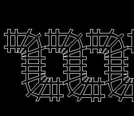 CAD花架素材图块下载 -1
