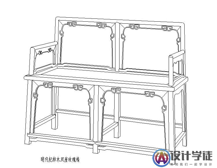 明清中式古典CAD家具图集(CAD家具图库)
