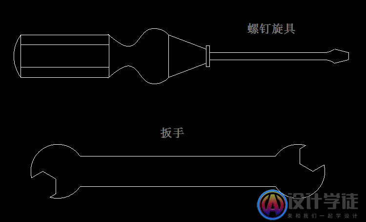 CAD绘图教程实例练习图纸 -1