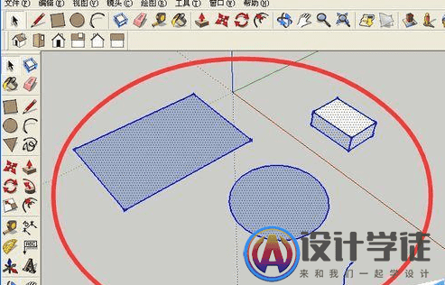 Sketchup怎么选择物体？ -5
