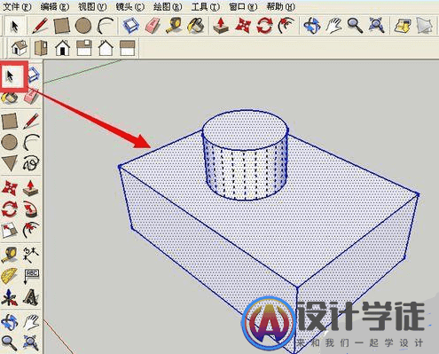 Sketchup怎么选择物体？ -10