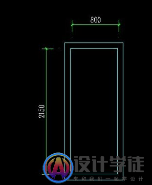 CAD房间门立面图怎么画？ -7