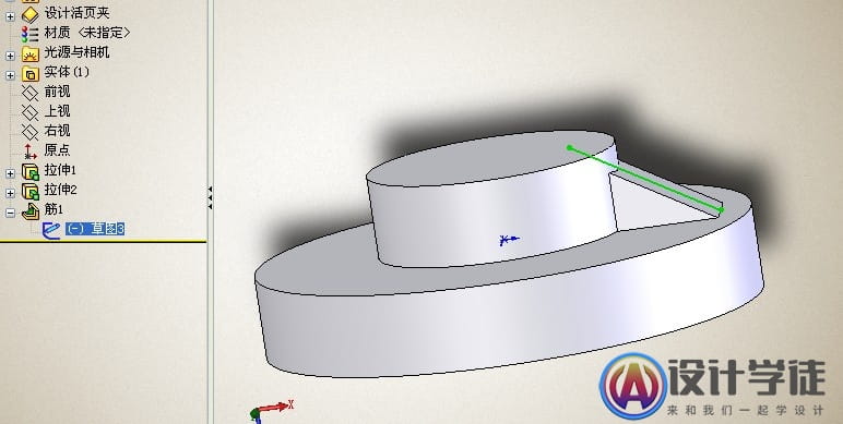 SolidWorks筋命令怎么用? -1