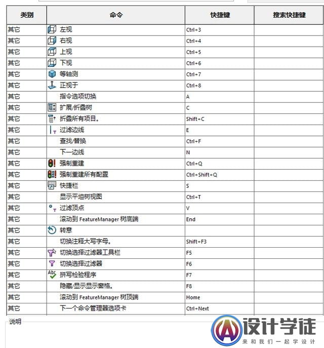 Solidworks快捷键大全 -1