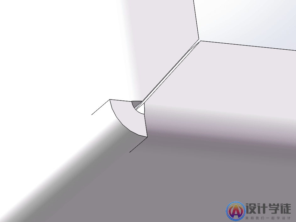 Solidworks钣金件边角如何处理？ -1