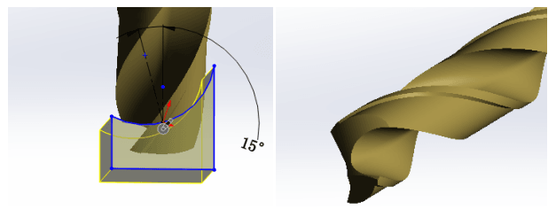 solidworks建模麻花钻实例 -5