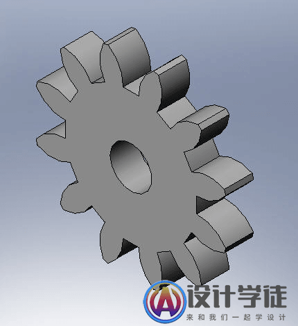 Solidwork中齿轮的几种画法 -1