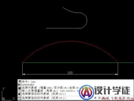 CAD中如何绘制指定弧长的圆弧？ -4