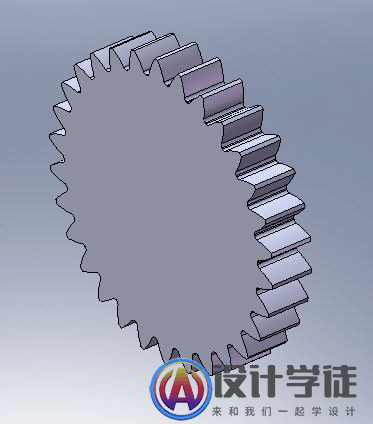 Solidwork中齿轮的几种画法 -4