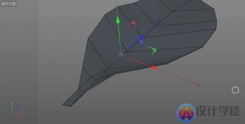 C4D设计实例教程：C4D画一片绿色叶子的方法 -7