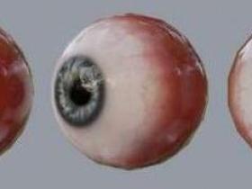真实眼球3D模型FlippedNormals：包含15个不同的眼球模型下载